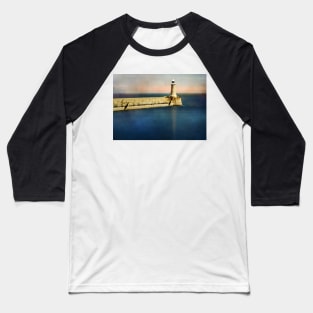 Tynemouth Lighthouse Baseball T-Shirt